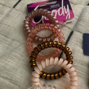Hair coils and scrunchies